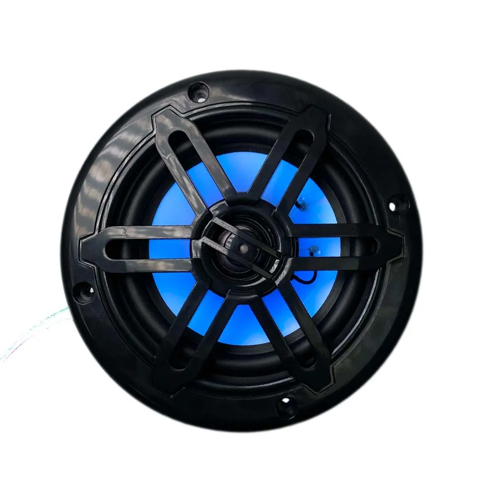 SA-525M01B-RGB - Pair of 5.25 Inch 100 Watt 2-Way Waterproof Boat/Marine Speakers with RGB Lights