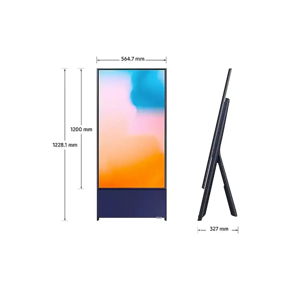 Samsung QE43LS05BAUXXU 43" The Sero 4K QLED Smart TV with Voice Assistant & Rotating Screen
