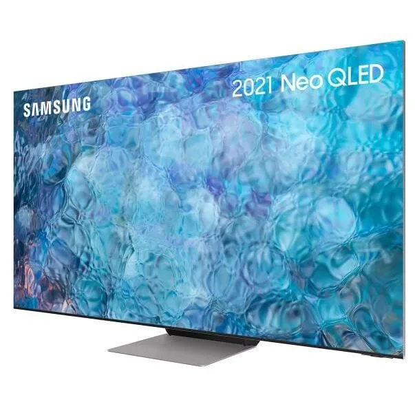 Samsung QE65QN900ATXXU (2021) Neo QLED HDR 3000 8K Ultra HD Smart TV, 65 inch with TVPlus-Freesat HD, Black