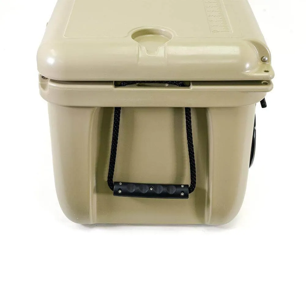 SC37WS-Tan - 37 Quart Tan Hard Cooler Box with Built-In Bluetooth Speakers
