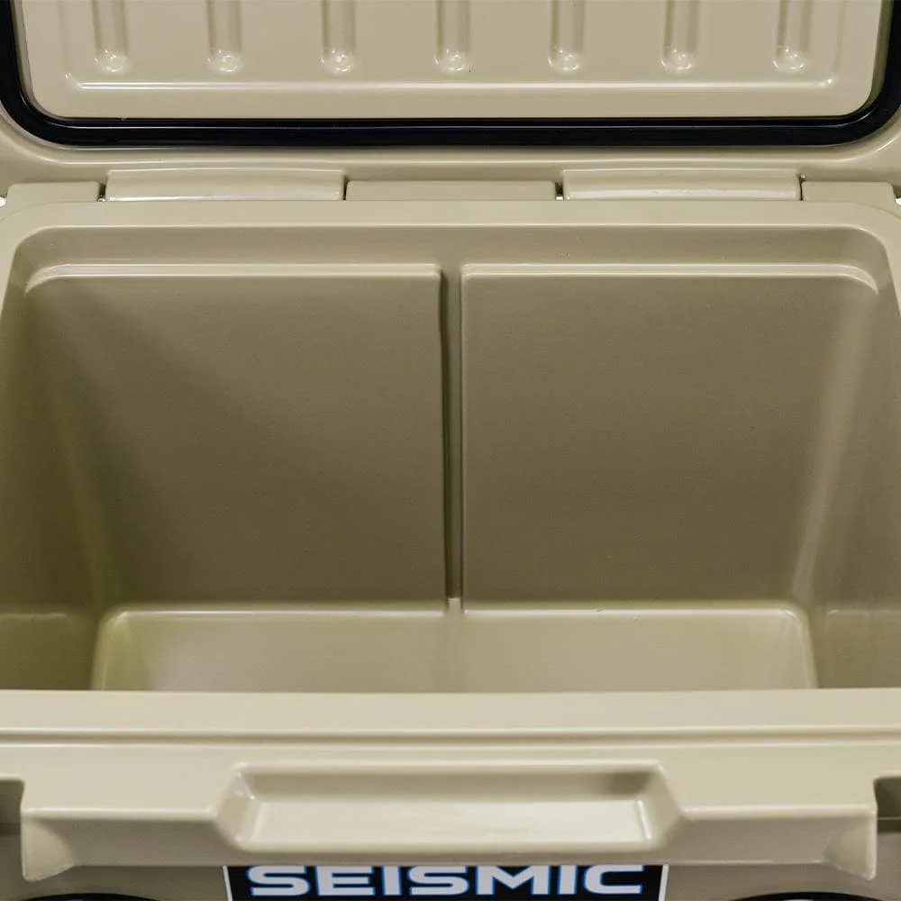 SC37WS-Tan - 37 Quart Tan Hard Cooler Box with Built-In Bluetooth Speakers