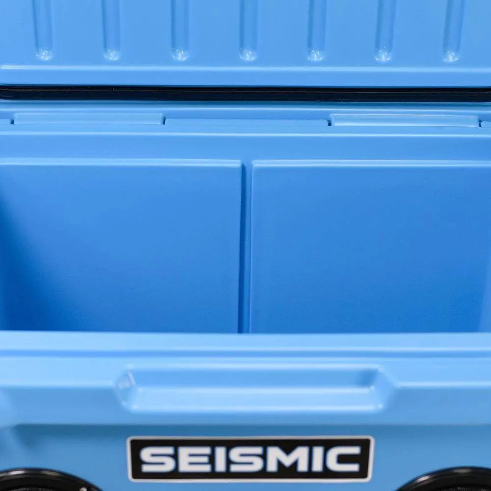 SC48WS-Blue - 48 Quart Blue Hard Cooler Box with Built-In Bluetooth Speakers