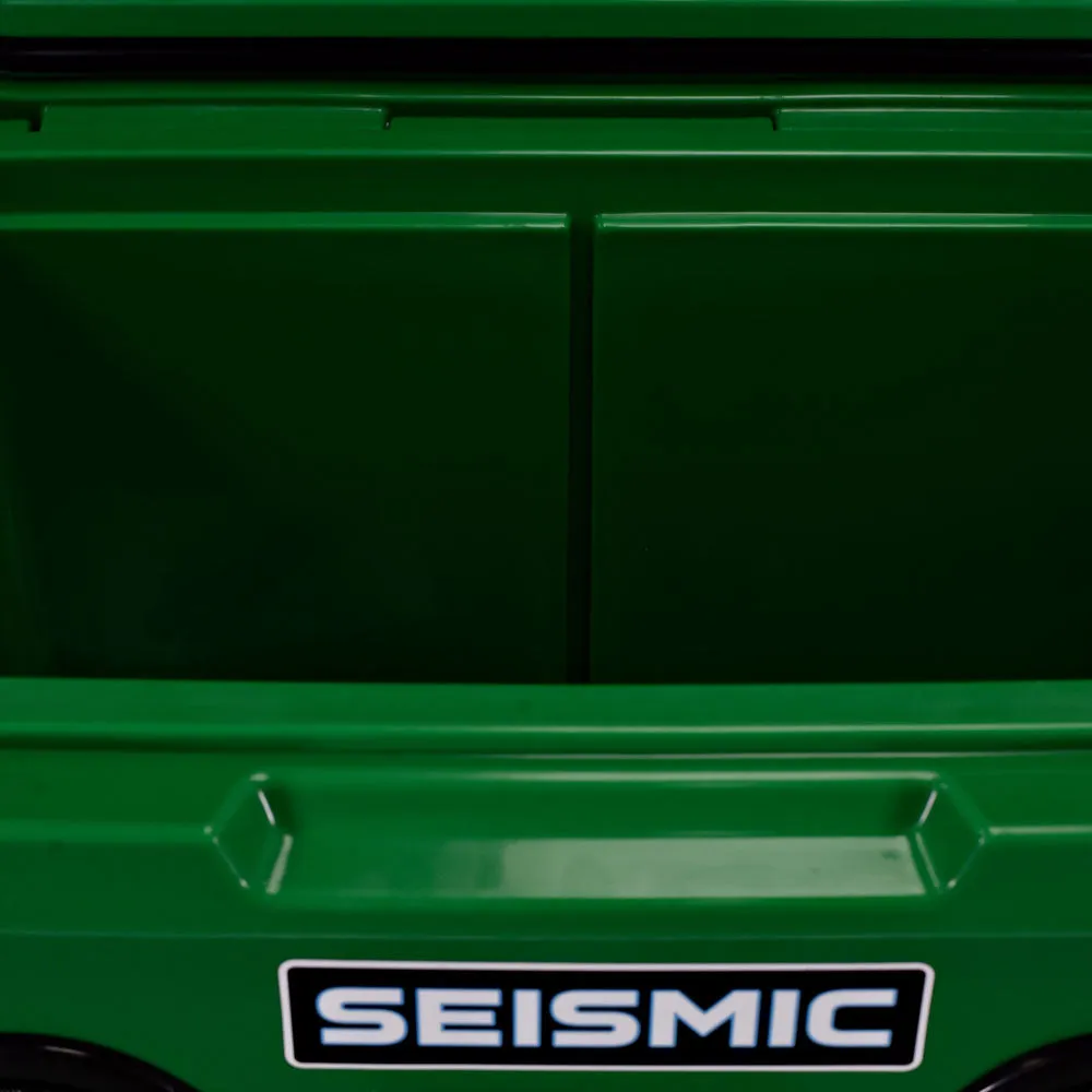 SC48WS-Green - 48 Quart Green Hard Cooler Box with Built-In Bluetooth Speakers