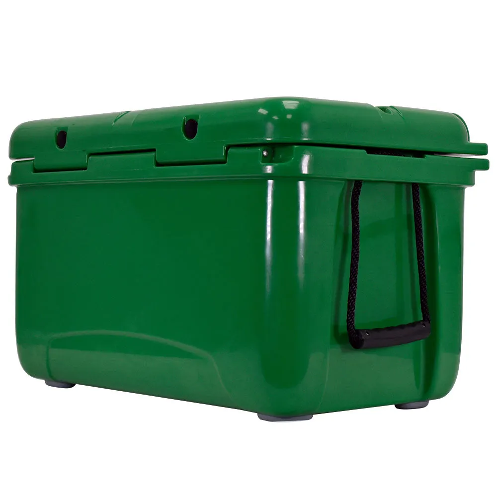 SC48WS-Green - 48 Quart Green Hard Cooler Box with Built-In Bluetooth Speakers