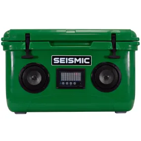 SC48WS-Green - 48 Quart Green Hard Cooler Box with Built-In Bluetooth Speakers