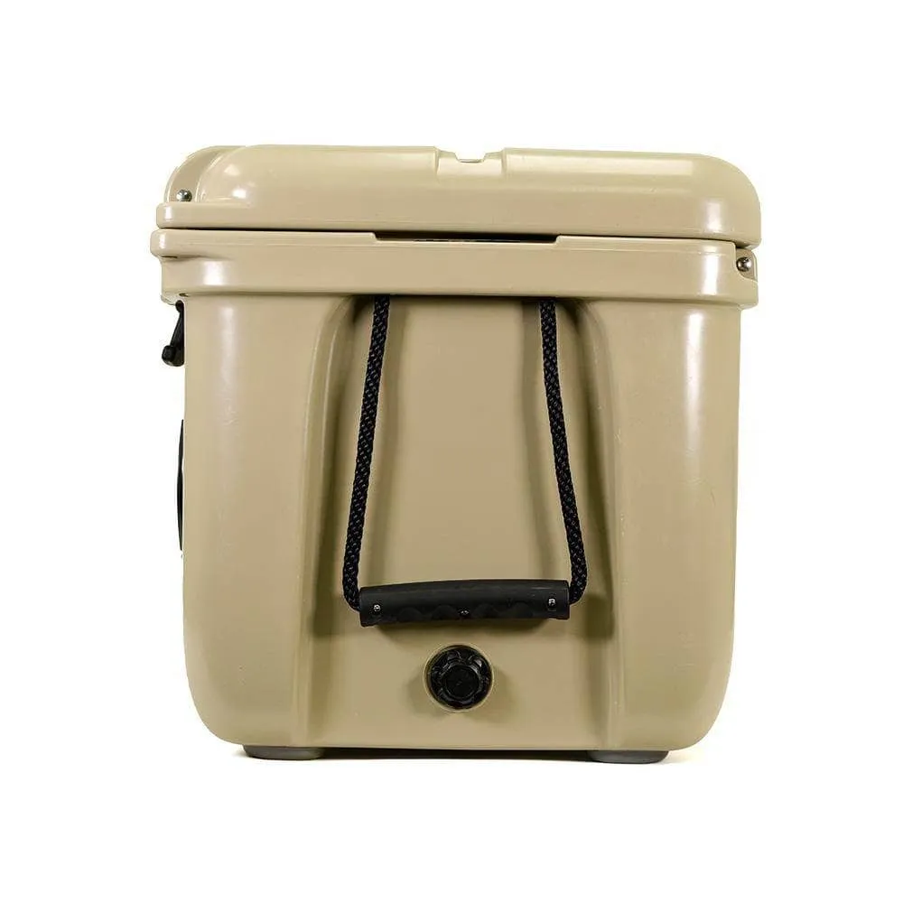 SC48WS-Tan - 48 Quart Tan Hard Cooler Box with Built-In Bluetooth Speakers