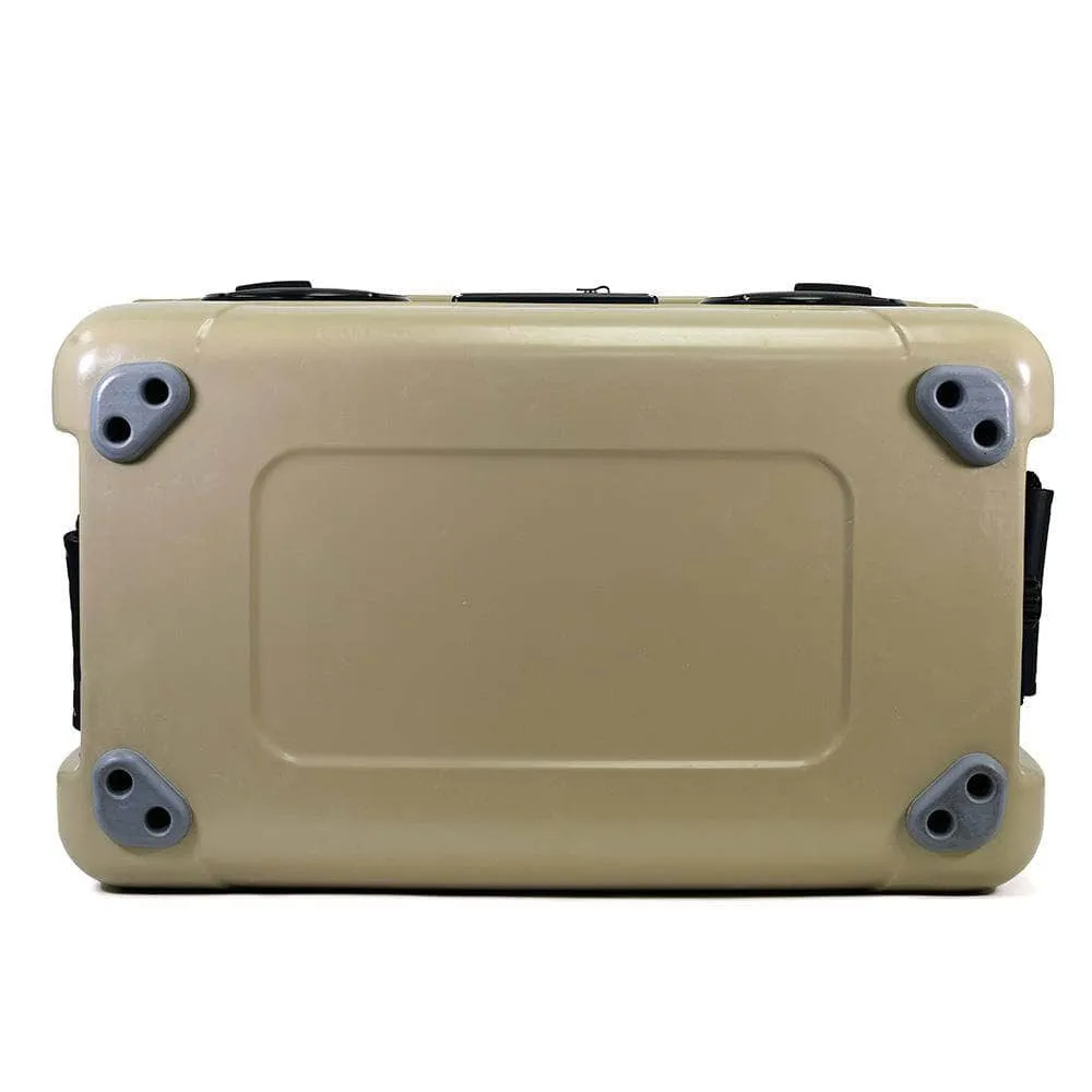 SC48WS-Tan - 48 Quart Tan Hard Cooler Box with Built-In Bluetooth Speakers