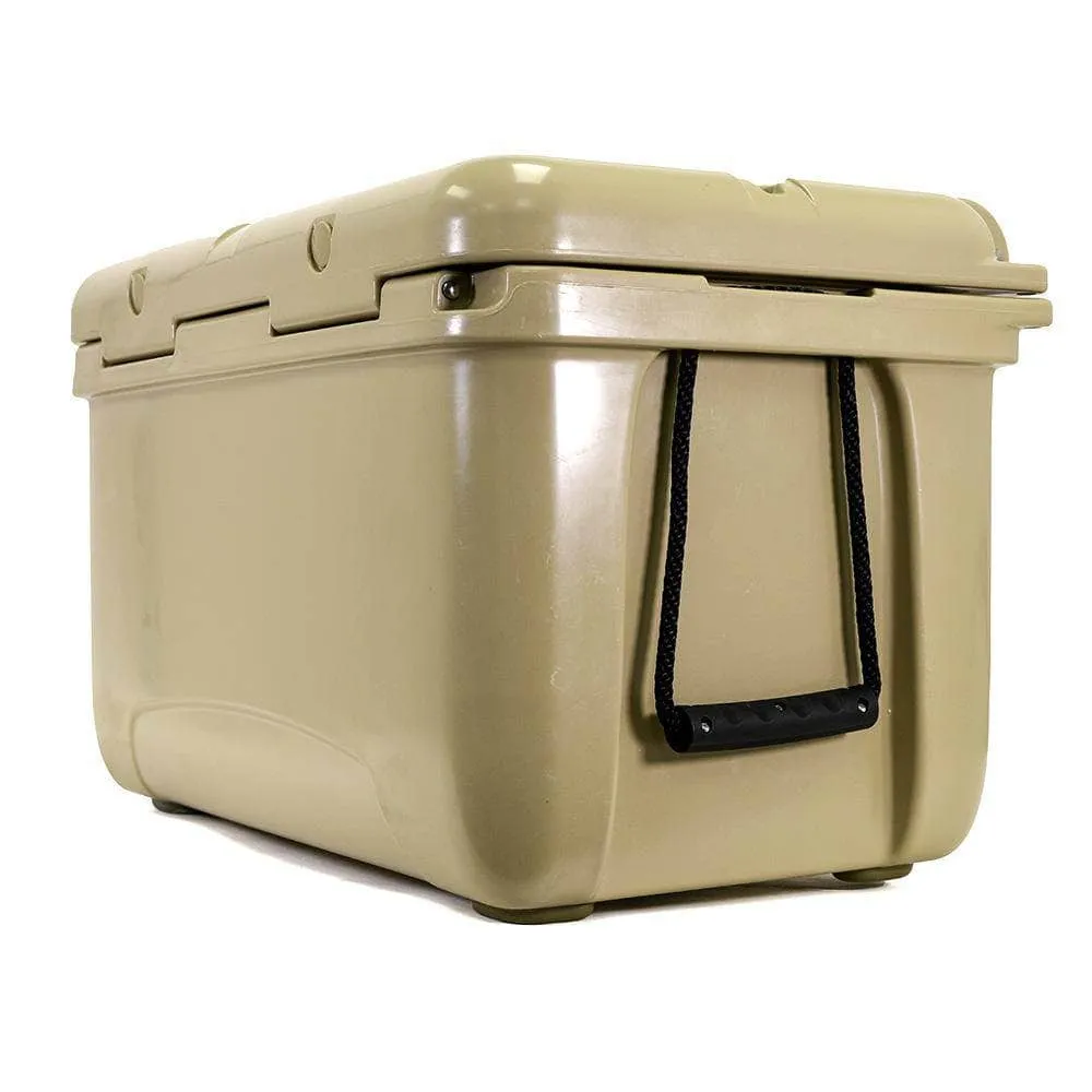 SC48WS-Tan - 48 Quart Tan Hard Cooler Box with Built-In Bluetooth Speakers
