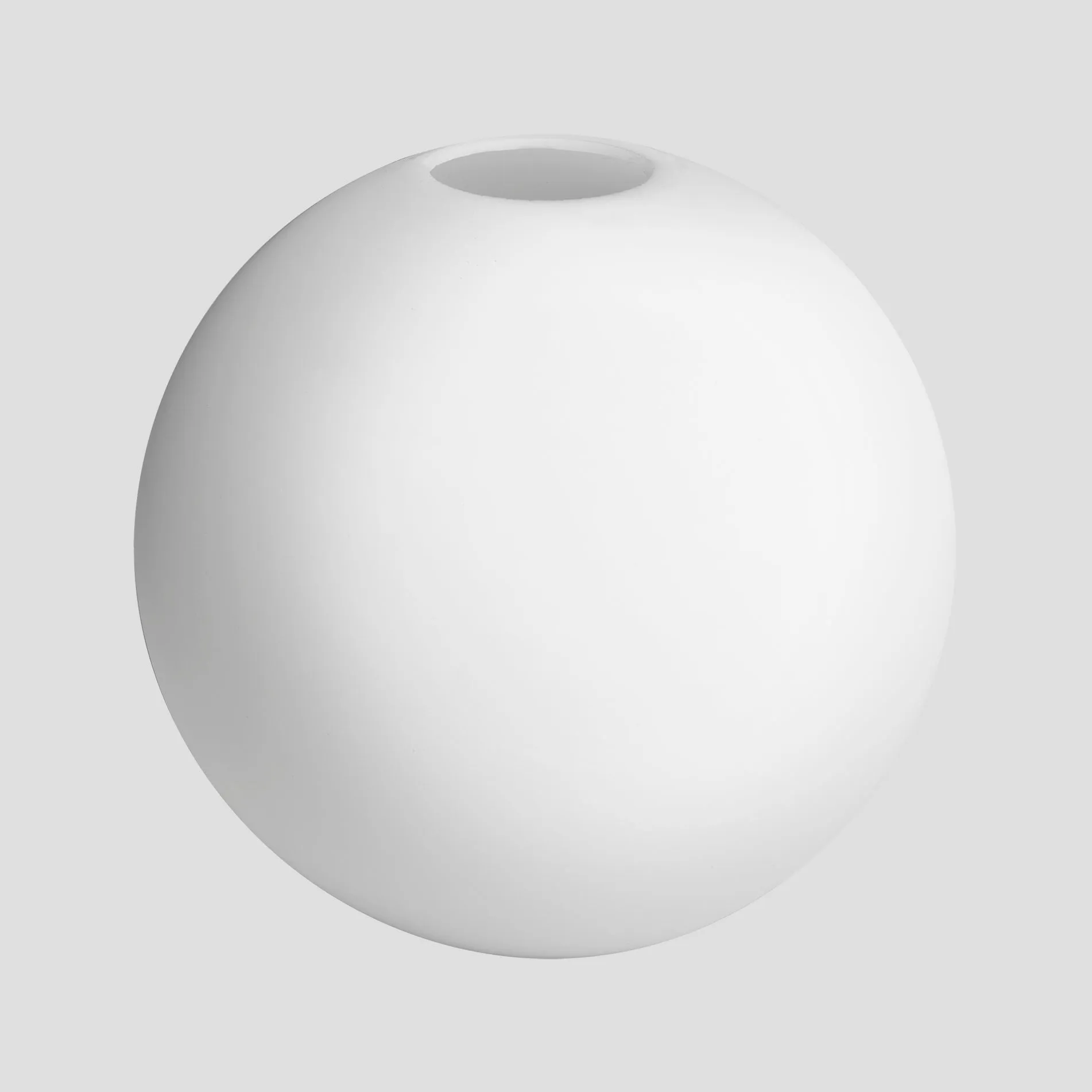 Sleek Opal Glass Globe 3 Wire Cluster Lights - 7 inch - White