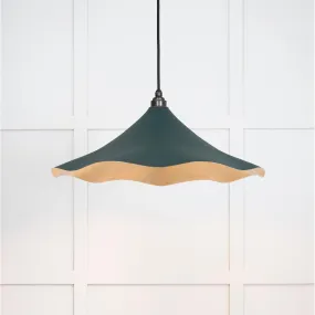 Smooth Brass Flora Pendant in Dingle | From The Anvil