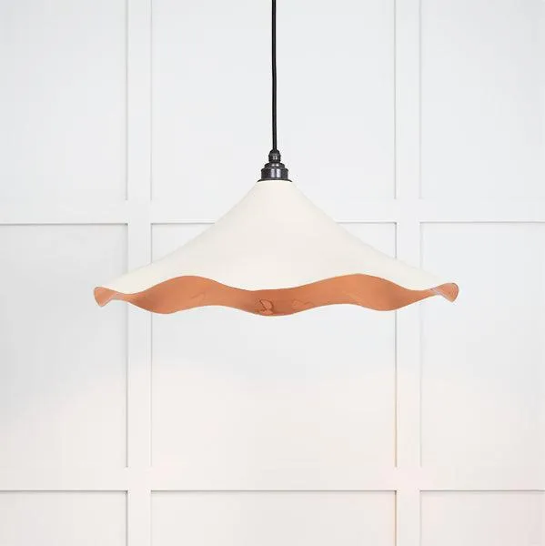 Smooth Copper Flora Pendant in Teasel | From The Anvil