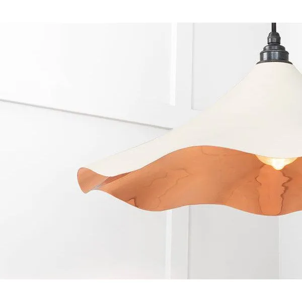 Smooth Copper Flora Pendant in Teasel | From The Anvil