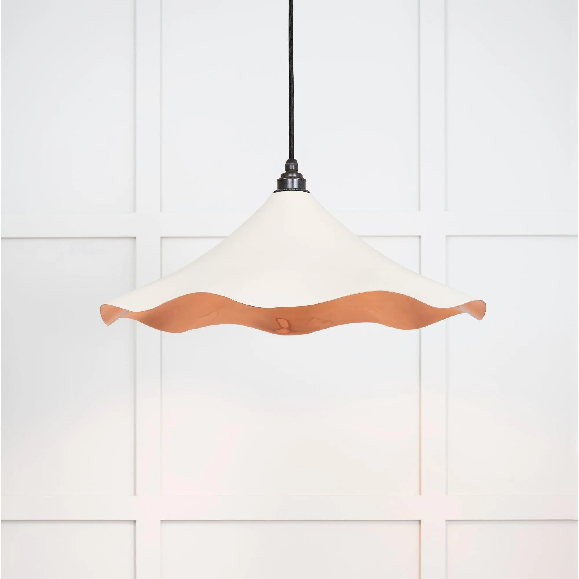 Smooth Copper Flora Pendant in Teasel | From The Anvil
