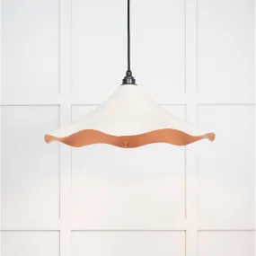 Smooth Copper Flora Pendant in Teasel | From The Anvil