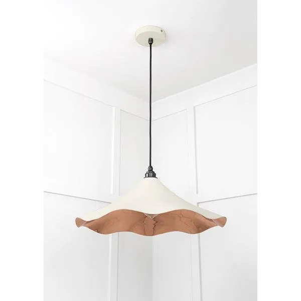 Smooth Copper Flora Pendant in Teasel | From The Anvil