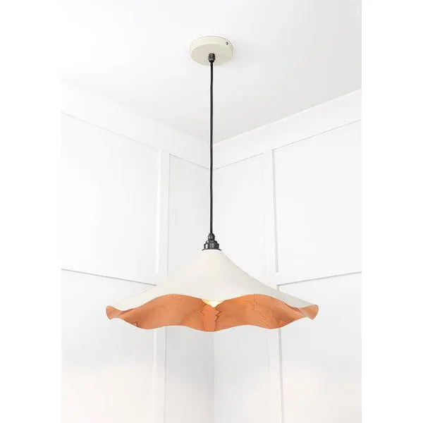 Smooth Copper Flora Pendant in Teasel | From The Anvil