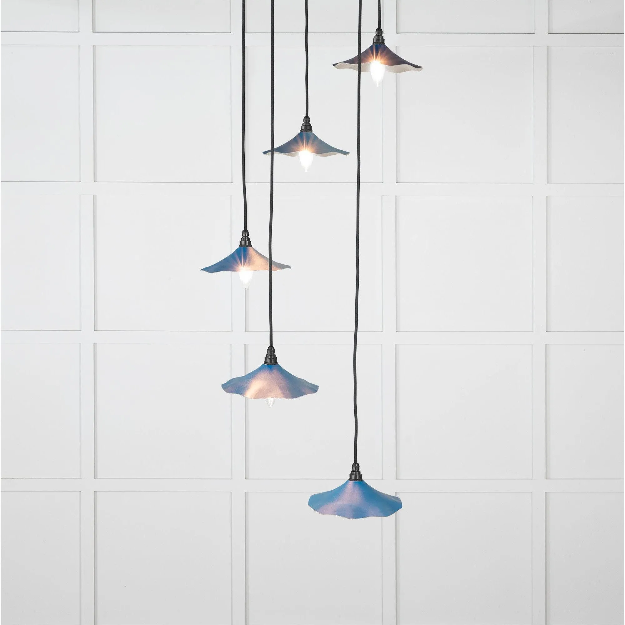 Smooth Nickel Flora Cluster Pendant in Upstream | From The Anvil