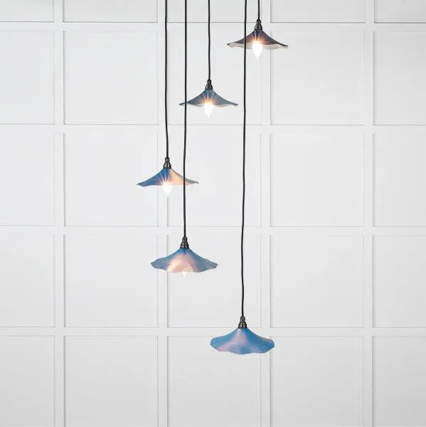 Smooth Nickel Flora Cluster Pendant in Upstream | From The Anvil