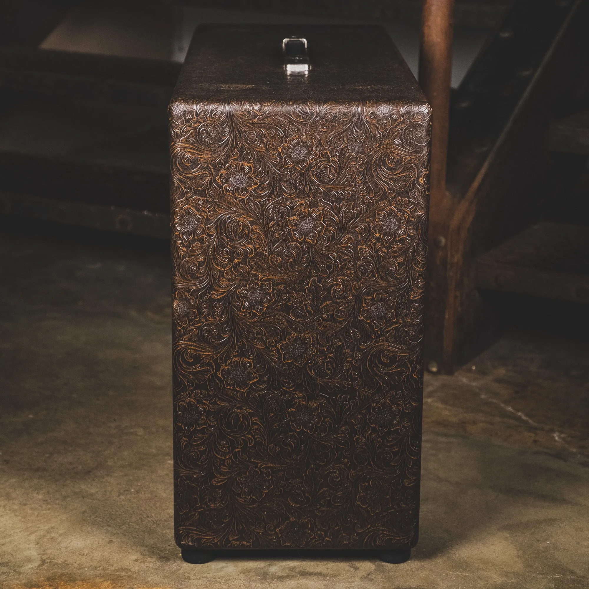 Sommatone 2x12 Open Back Cabinet, Brown Leather Tolex With Celestion Creambacks - Used