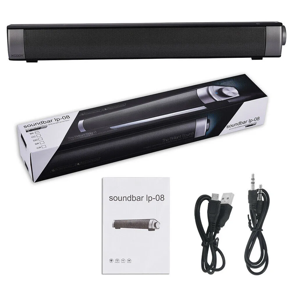 Soundbar With Bluetooth Home Theater Subwoofer With Wireless/Wired Bar Speaker For TV