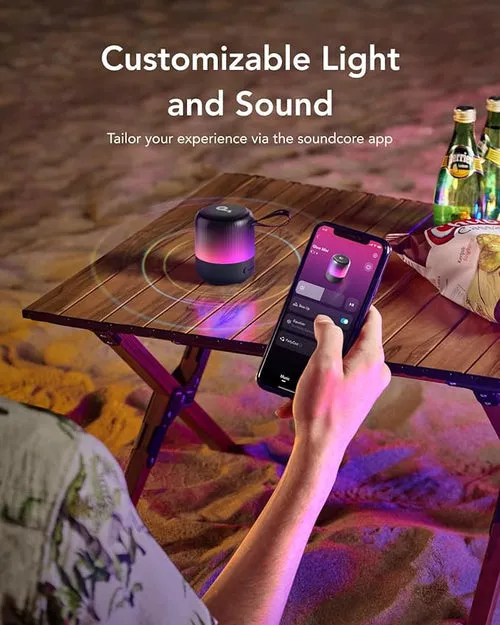 Soundcore Glow Mini Bluetooth Speaker Black