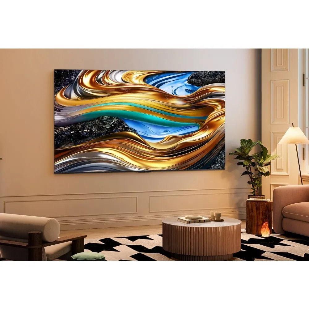 TCL 43P755K 43" LED 4K Ultra HD Smart TV, Grey, F Rated