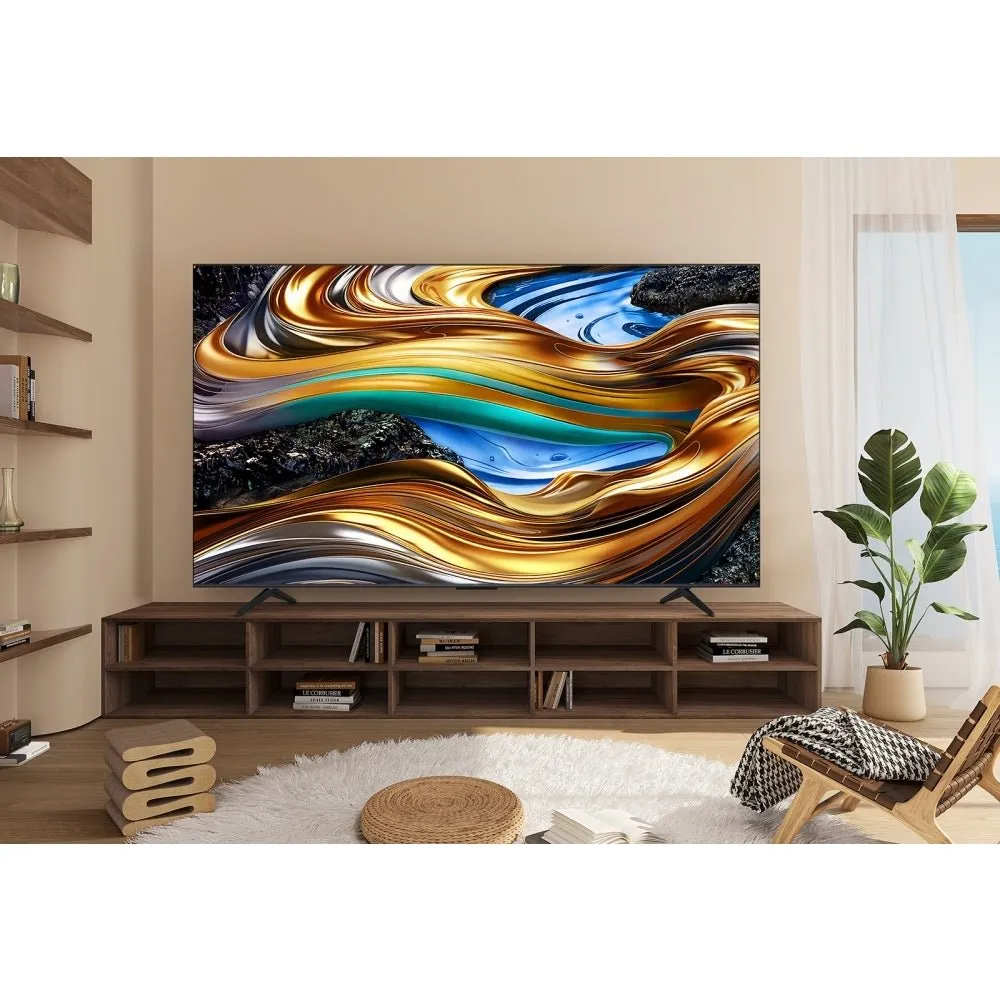 TCL 43P755K 43" LED 4K Ultra HD Smart TV, Grey, F Rated