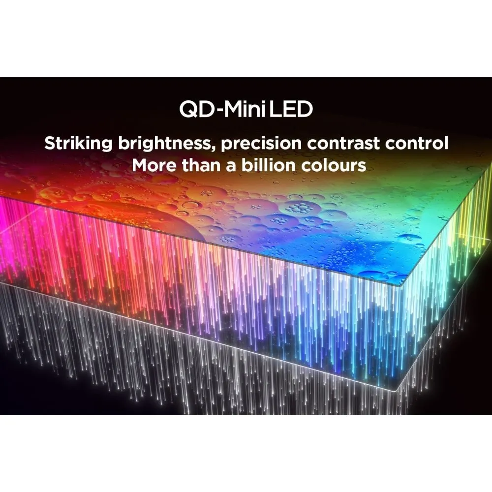TCL 50C805K 50" 4K QLED Mini-LED HDR Google Television