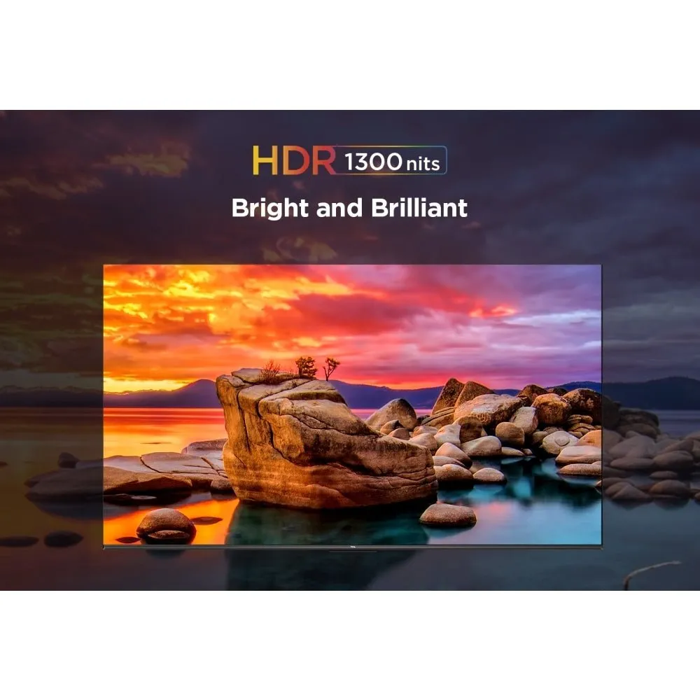 TCL 50C805K 50" 4K QLED Mini-LED HDR Google Television