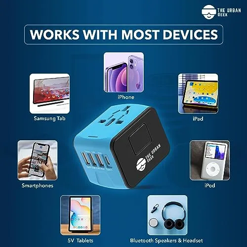 TheUrbanGeek International Travel Adapter