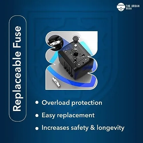 TheUrbanGeek International Travel Adapter