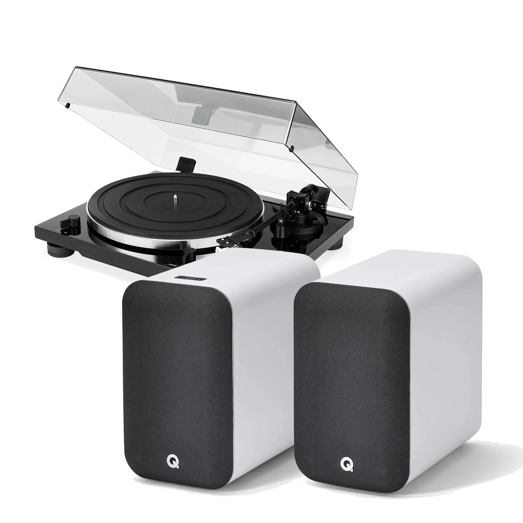 Thorens TD 201 Manual Turntable & Q Acoustics M20 HD Wireless Bluetooth Music System Bundle