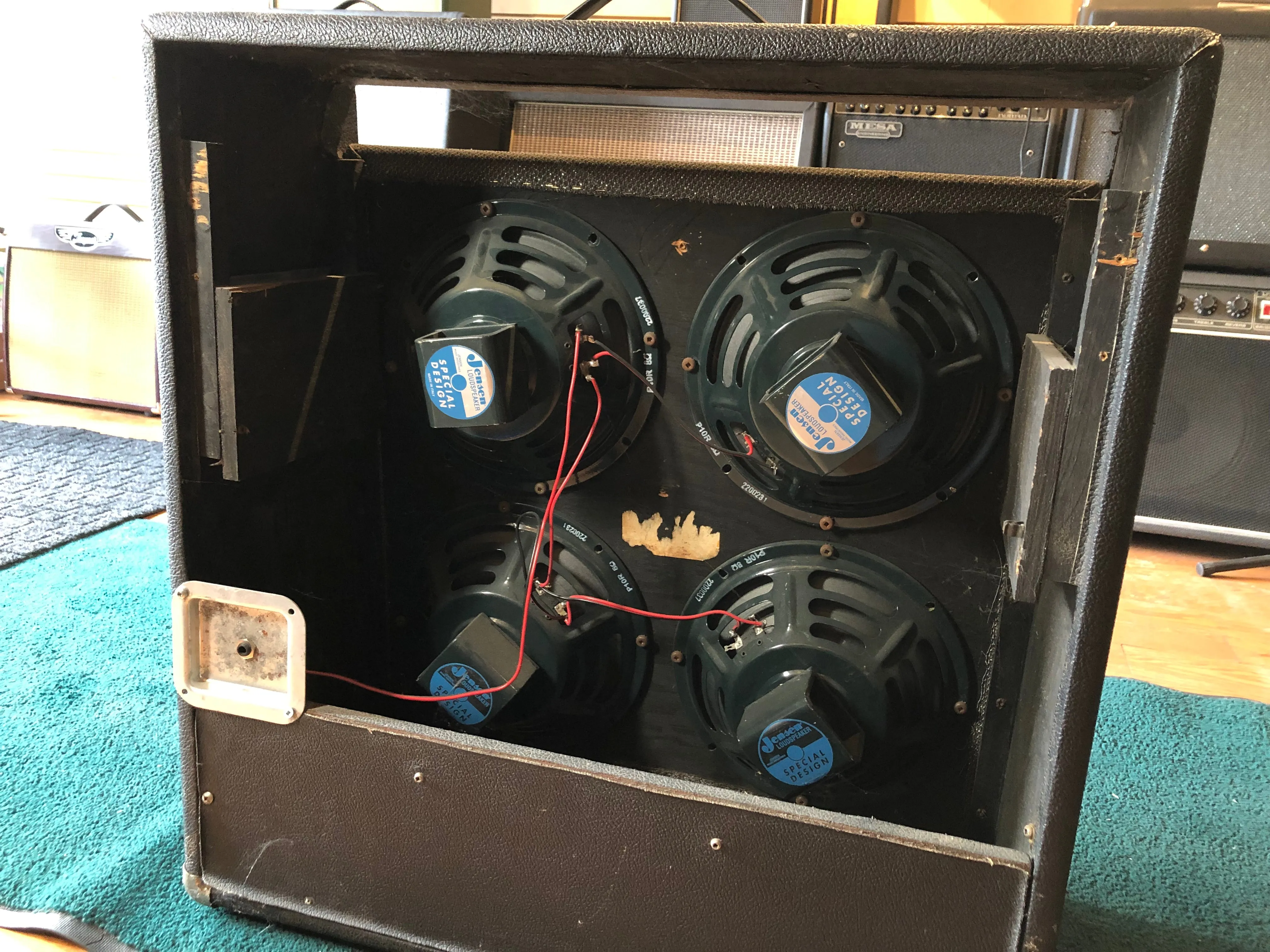 Traynor / Jensen AlNiCo 4x10 Open Back Cabinet