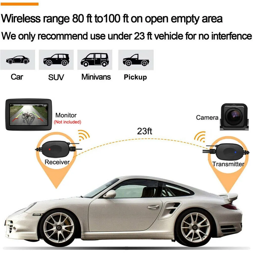 Universal Car Camera Waterproof External Parking Reversing Rear