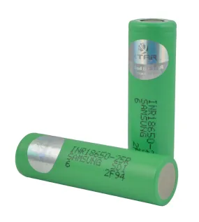 Verified Samsung INR 18650-25R Rechargeable High Drain 2500mAh Battery