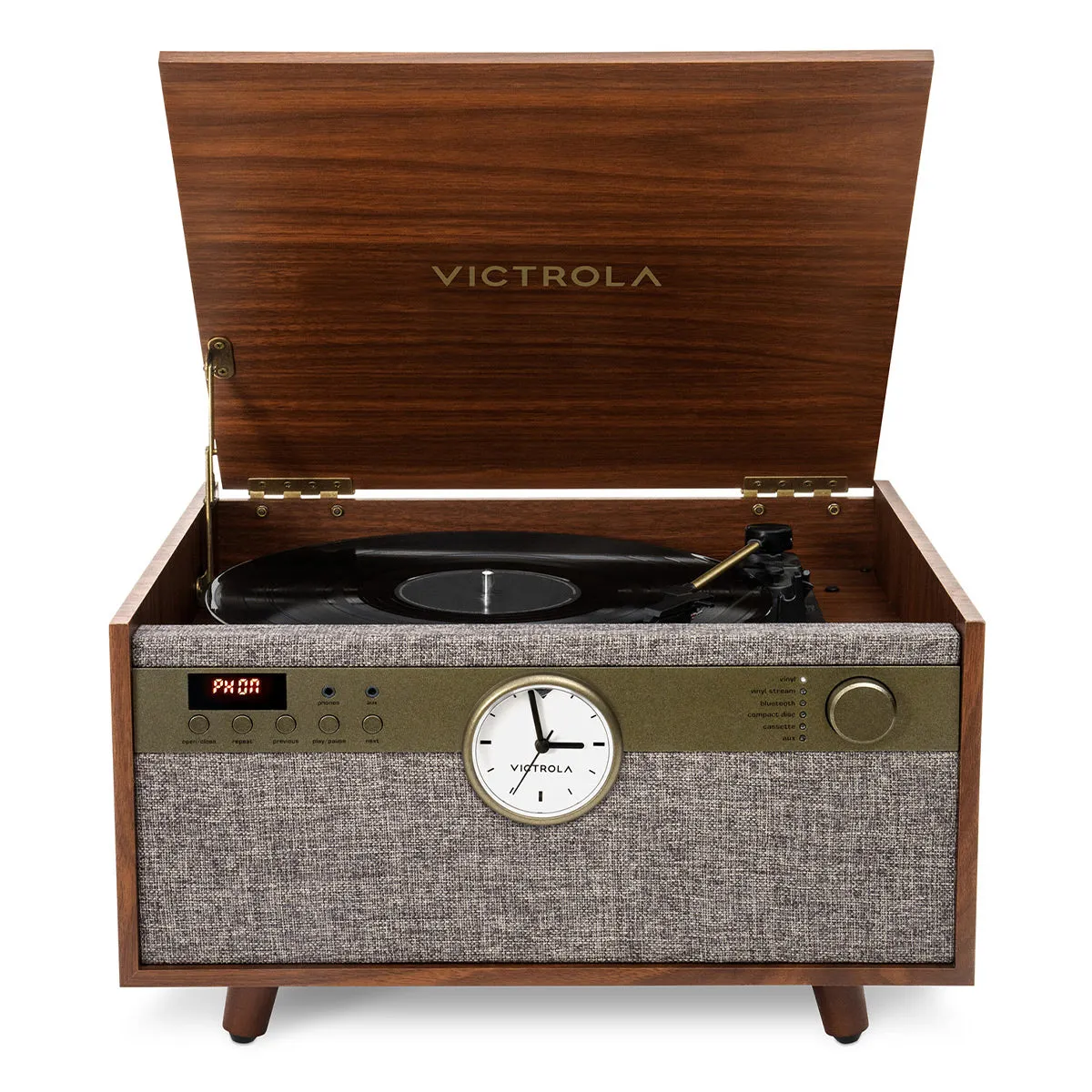 Victrola Victrola Century Signature  6-in-1 Music Center (Walnut)