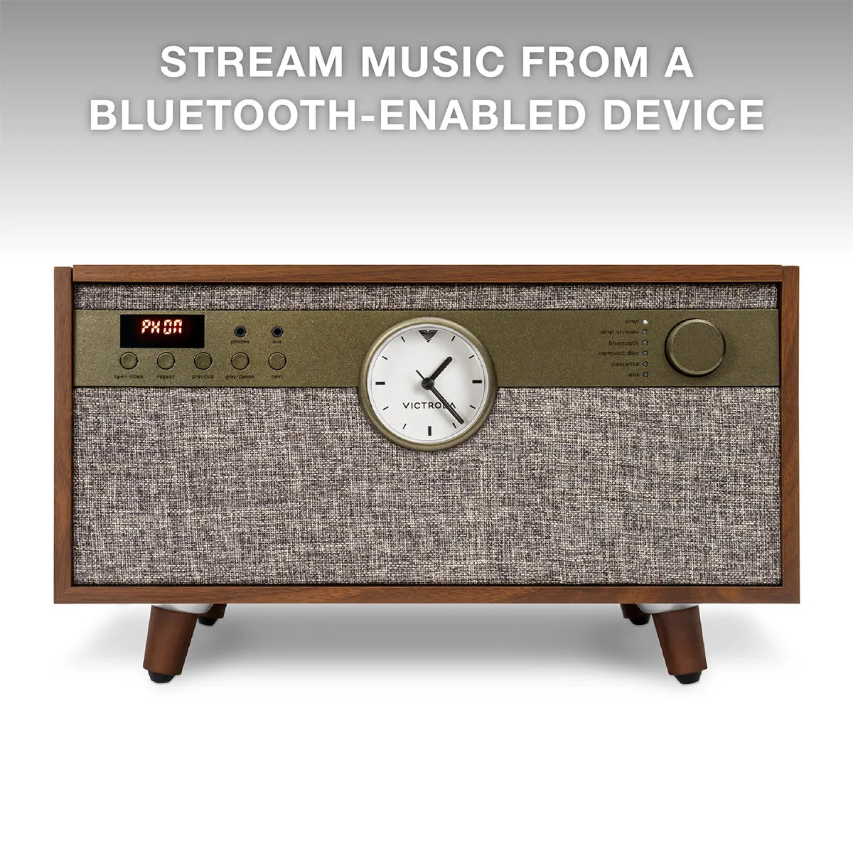 Victrola Victrola Century Signature  6-in-1 Music Center (Walnut)