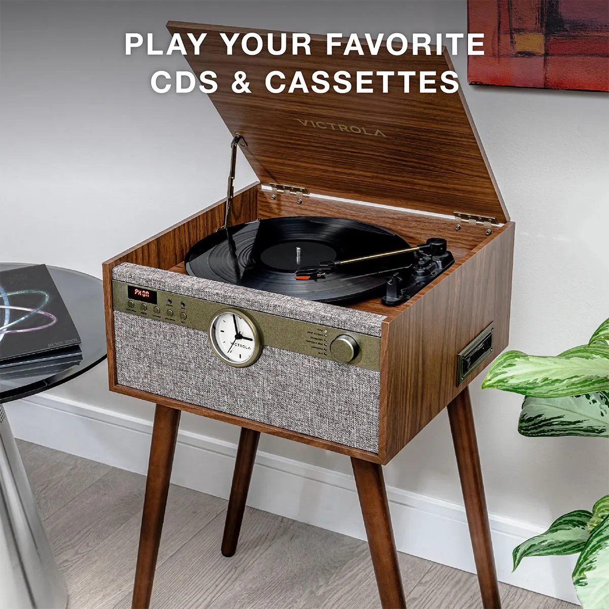 Victrola Victrola Century Signature  6-in-1 Music Center (Walnut)