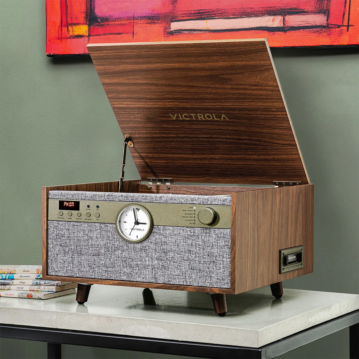 Victrola Victrola Century Signature  6-in-1 Music Center (Walnut)