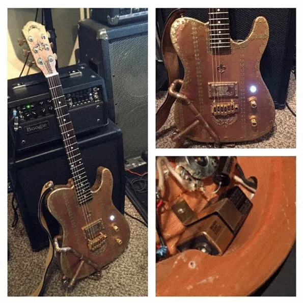 Vintage Gold, LED Guitar Kill-Switch