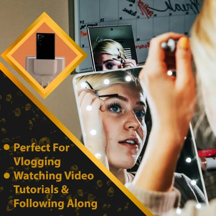 Vivitar Mirror 10x Magnification with Bluetooth Speakers and Wireless Charging
