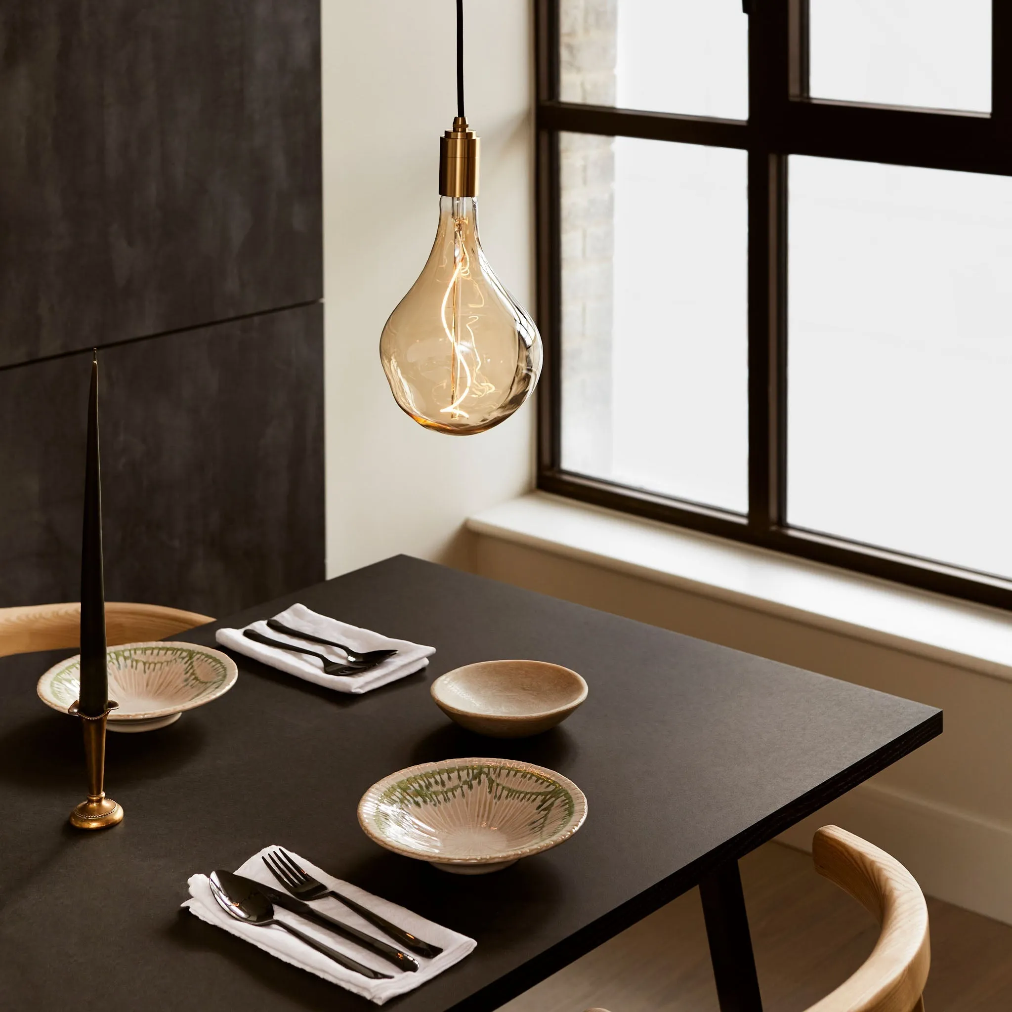 Voronoi II Pendant Light in Oak