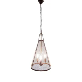 Walker hanging lamp in bronze
