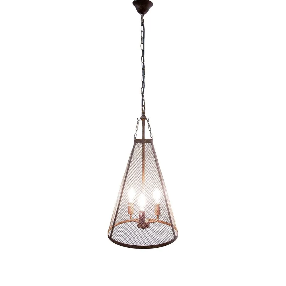 Walker hanging lamp in bronze