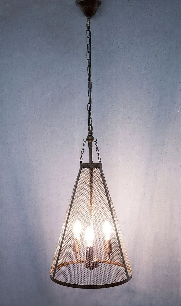Walker hanging lamp in bronze