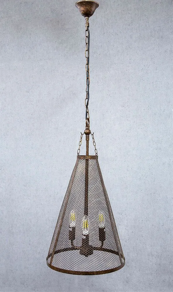 Walker hanging lamp in bronze
