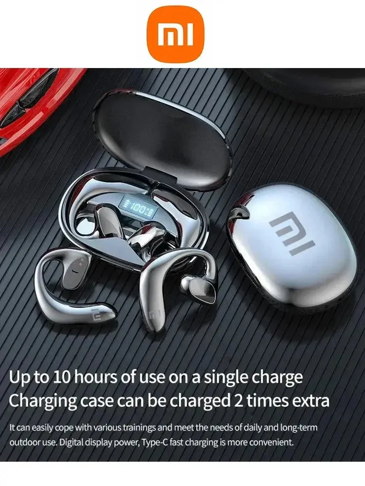 Xiaomi S900 Bluetooth Earphones Conduction Open Ear Hook Wireless Sport Headphone HiFi Stereo Waterproof Noise Headset with Mic