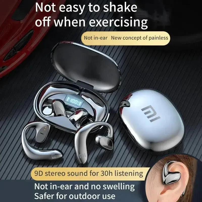 Xiaomi S900 Bluetooth Earphones Conduction Open Ear Hook Wireless Sport Headphone HiFi Stereo Waterproof Noise Headset with Mic