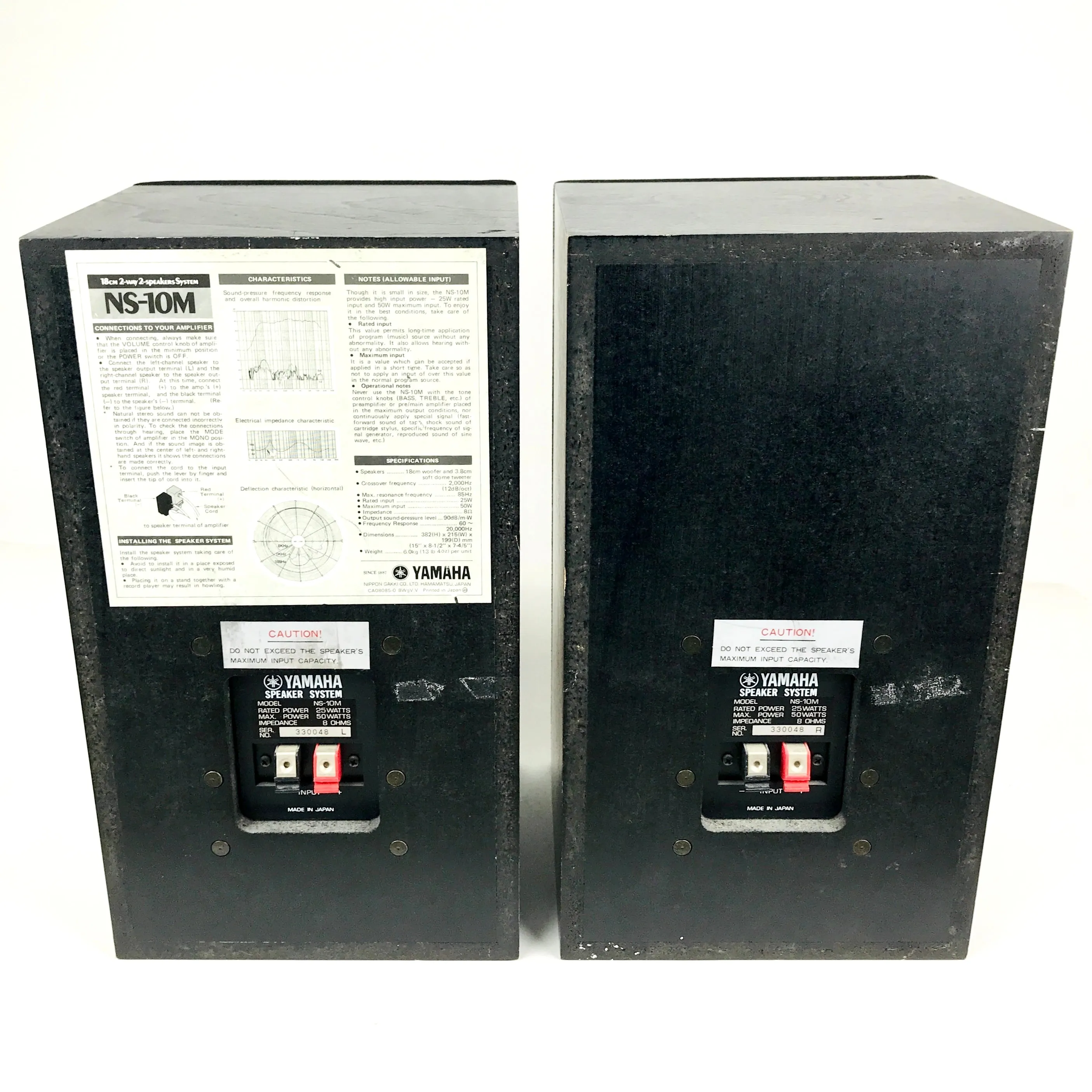 Yamaha NS-10M Speaker System (Pair), 1980s